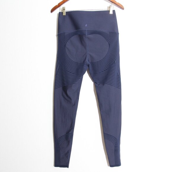 Fanka Body Sculpt Leggings (Reversible Wear) Navy Blue High Rise Contour - Picture 7 of 12